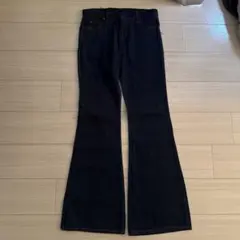 Alfred Alex ツイストデザイン ウォッシュドバギーデニムパンツ S 