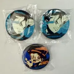 千空 チェルシー Dr.STONE 場面写缶バッジ3 ガチャガチャ カプセルトイ