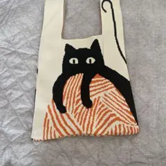 黒猫デザイン トートバッグ✳︎値下げ