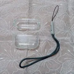 AirPods Pro2 ケース 2022 保護カバー　耐衝撃　ストラップ付き