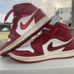 Nike Air Jordan 1 赤白 ハイカット スニーカー