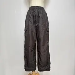 裏起毛イージーカーゴパンツ（L）アウトドア　大きいサイズ　グレー系　冬物　保温性