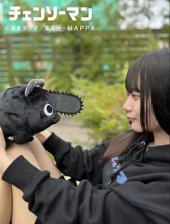 新品未開封】チェンソーマンブラックポチタ ぬいぐるみ巾着 - メルカリ