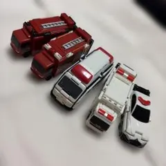 バンダイ　ブーブ　変身　ミニカー　まとめ売り　5個セット