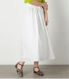 コムサイズム　スモッキングスカート