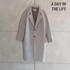 A DAY IN THE LIFE ウール チェスターコート E17のサムネイル