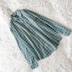 《ザノースフェイス》 (XL) チェック柄シャツ レギュラーカラー アウトドア