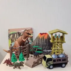 [値下可能]ダイナソー・パーク T-Rex セット 25ピース&恐竜フィギュア