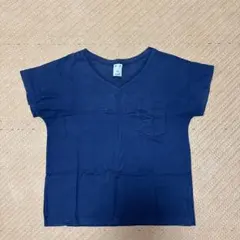 X-girl Tシャツ　紺色　Mサイズのサムネイル