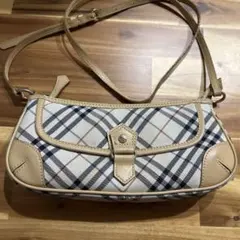 qhmirai様専用　Burberry ベージュ チェック柄 ショルダーバッグ