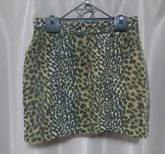 KENZO ヒョウ柄 ニットミニスカート　ELLCA CORPORATIONのサムネイル