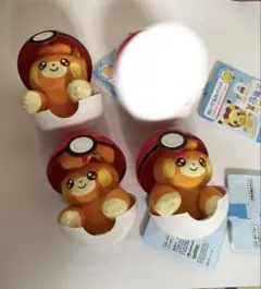 ポケモン ぬいぐるみ バッジ inモンスターボールケース パモ 3体 バラ売り可