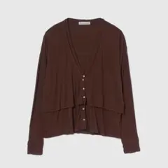 SeaRoomlynn Layered Vカットシアーカーディガンのサムネイル