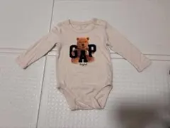 GAP ベビー ロンパース 長袖 ベア ベージュ
