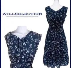 ウィルセレクション　花柄ワンピース