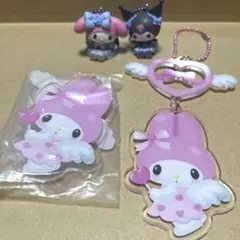 マイメロディ 夢見るエンジェル くじ 水色 ロリータ クロミ ストラップ セット