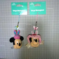 イースターワンダーランド 2011 ミッキー & ミニー マスコットストラップ
