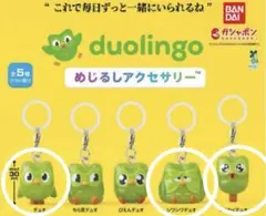 【本日発送！】duolingo めじるしアクセサリー 3点セット