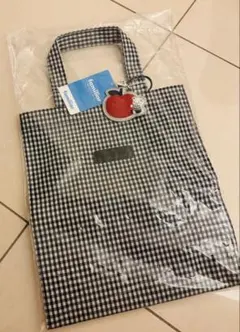 【新品】ファミリア　トートバッグ　ギンガムチェック