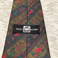 【美品】銀座田屋シルクネクタイ GINZA TAYA ドット柄 古着 下北沢のサムネイル