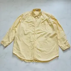 CHEROKEE 長袖シャツ イエロー Lサイズ（B433）