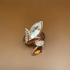 ゴールドカラーリング　ヴィンテージ　アンティーク　昭和レトロ　指輪 リング