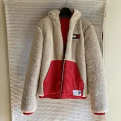 トミージーンズ フリースジャケット フード付き