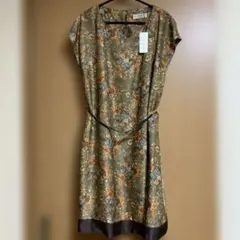 ruins 花柄ノースリーブワンピース サイズ38 ★着物リメイク 値下げ