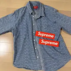 Supreme デニムシャツ Mサイズ