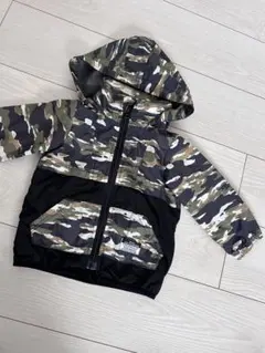 BREEZE 迷彩柄フード付きジャケット 90cm