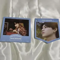 TREASURE ジフン＆ヒョンソク/ポラロイド風カード＆フォトガーランド