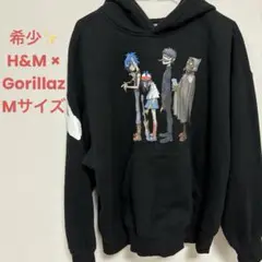 タグ付き 未使用 H&M × Gorillaz ゴリラズ レア パーカー M