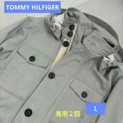 トミーヒルフィガー スプリングコート メンズ マウンテンパーカー ジャケットＬ