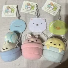 すみっコぐらし みにっコ気球 マスコットキーチェーン にせつむり　タピオカ