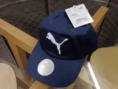 PUMA エッセンシャル キャップ ネイビー(濃紺) ADサイズ(57～60㎝)