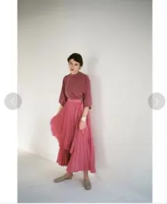 CLANE 3WAY PLEATS SKIRT