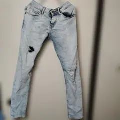 ZARA MAN ダメージ加工デニムパンツ