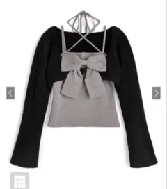 正規品 andmary Emma knit flare cardigan set - メルカリ