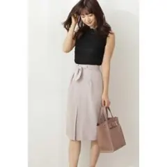 プロポーション ボディ ドレッシング　ウエストリボン　タイトスカート　M