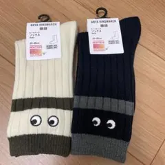 【新品】ユニクロ　アニヤハインドマーチ ヒートテック ソックス 23㎝〜25㎝