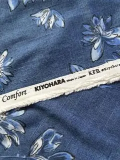 生地　はぎれ　パッチワーク　青　可愛い　花柄　カットクロス　まとめ売り