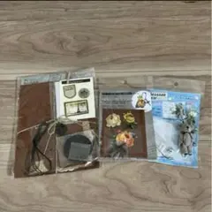 ハンドメイド　コラージュ　チャーム　メッセージ　ベア　キット　セット　新品