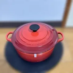 LE CREUSET レッド 20cm キャセロール - メルカリ