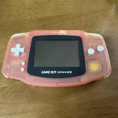 ゲームボーイアドバンス 本体　ジャンク品　クリアピンク