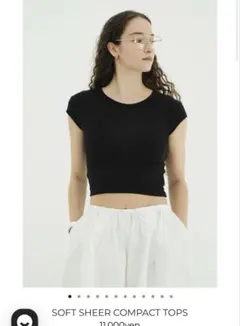 クラネ CLANE SOFT SHEER COMPACT TOPS　1のサムネイル