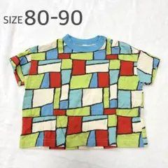 MARKEY′S マーキーズ サイズXS 半袖Tシャツ 総柄 派手 ベビーのサムネイル