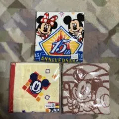 東京ディズニーリゾートのウォッシュタオル３枚セット