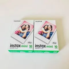 FUJIFILM instax mini インスタントフィルム 10枚×2