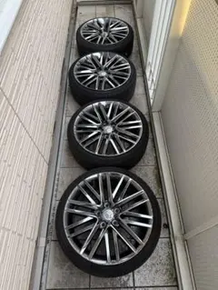 美品]トヨタ純正220クラウンRS前期スパッタリングホイールセット