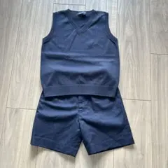 familiar 濃紺ベスト ハーフパンツ　セット